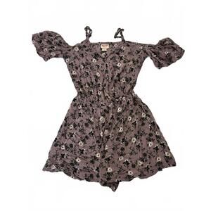 Mossimo Supply Co. Women's Floral Off-Shoulder Romper XS